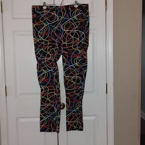 Loudmouth Technicolor Dream Men's Golf Pant  Black w/ multicolor Sz 40x34L  NWOT
